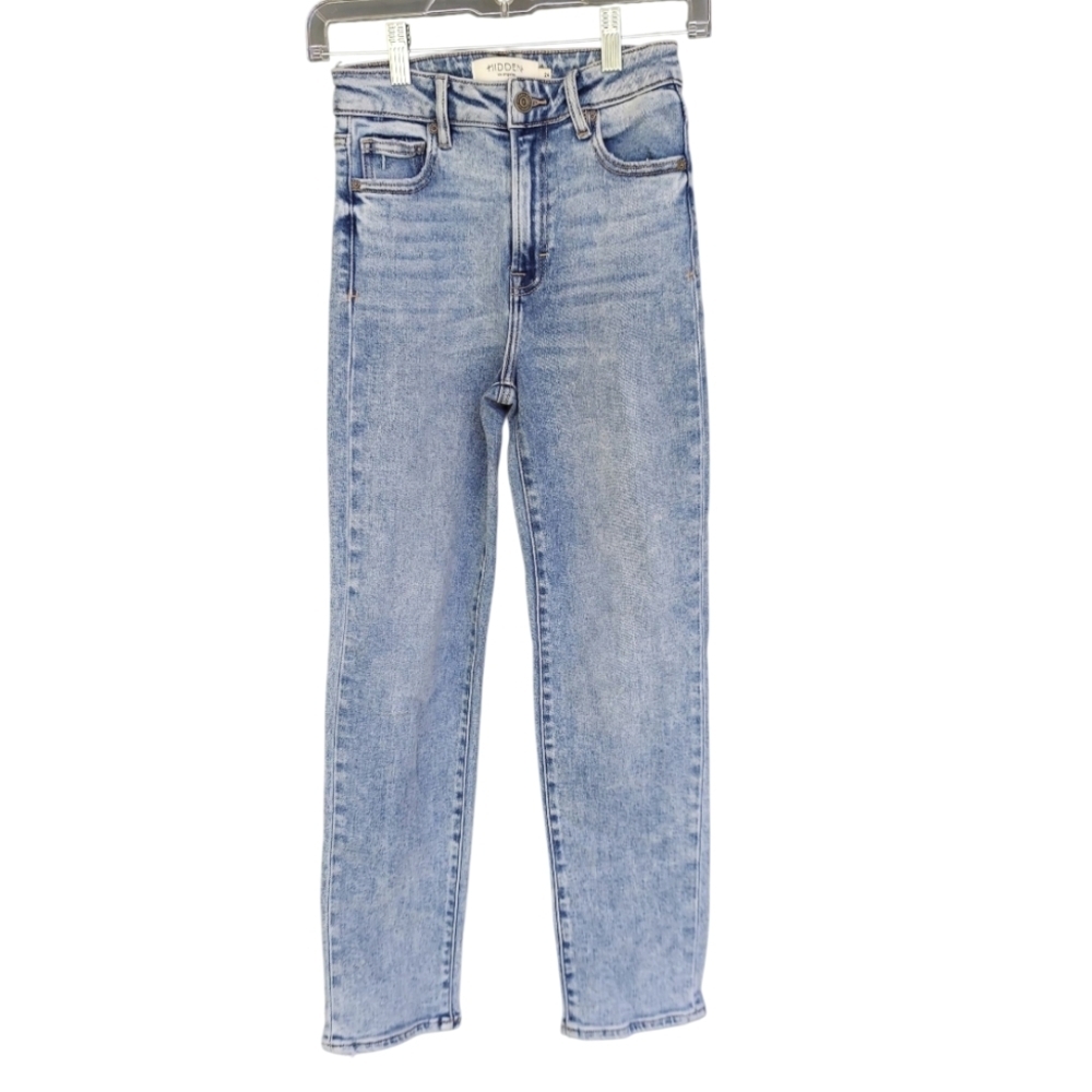 EUC Hidden High-Rise Straight Denim Jeans